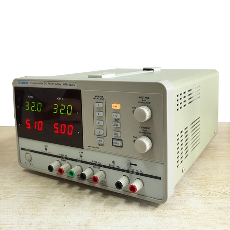 Dual Channel Programmable Line - đánh giá và giá Linear Lab Power Supply Adjustable