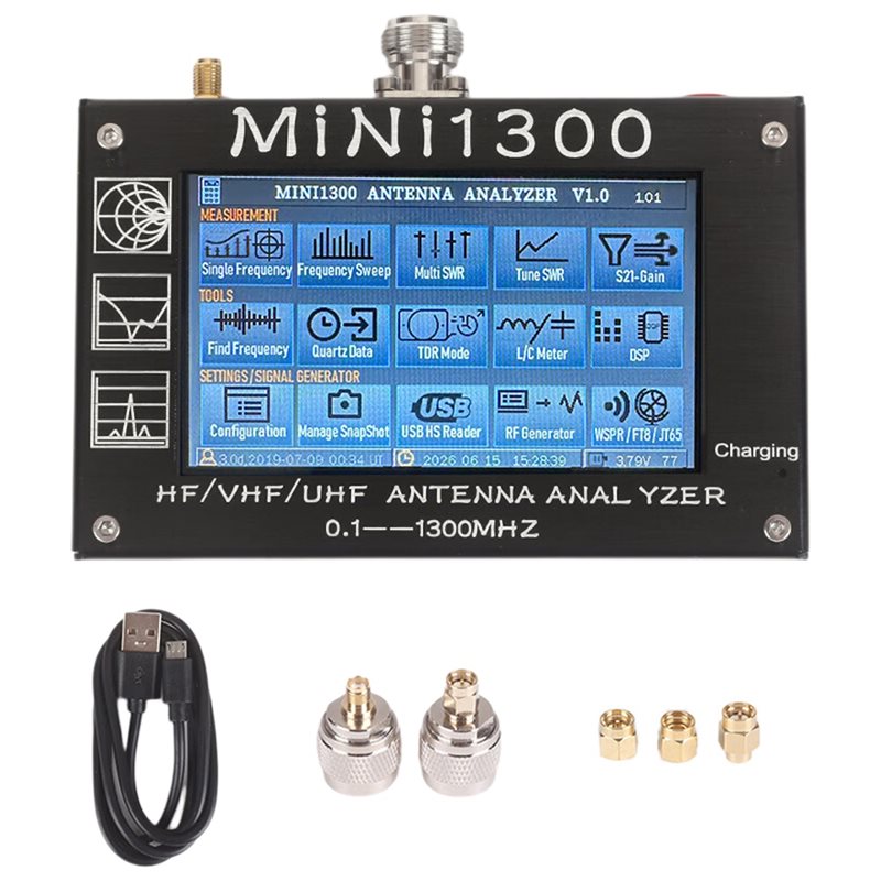 ABUI-Mini1300 4.3Inch Vector N - đánh giá và giá Signal Generator Spectrum Analyzer