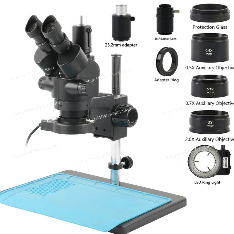 Industrial Lab Trinocular Simu - đánh giá và giá Stereo Trinocular Microscope Pcb