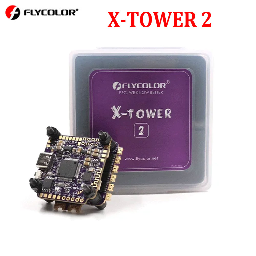 HobbyFIy Flycolor X-TOWER 2 F7 - đánh giá và giá Fpv Flight Controller F7 Stack 60A