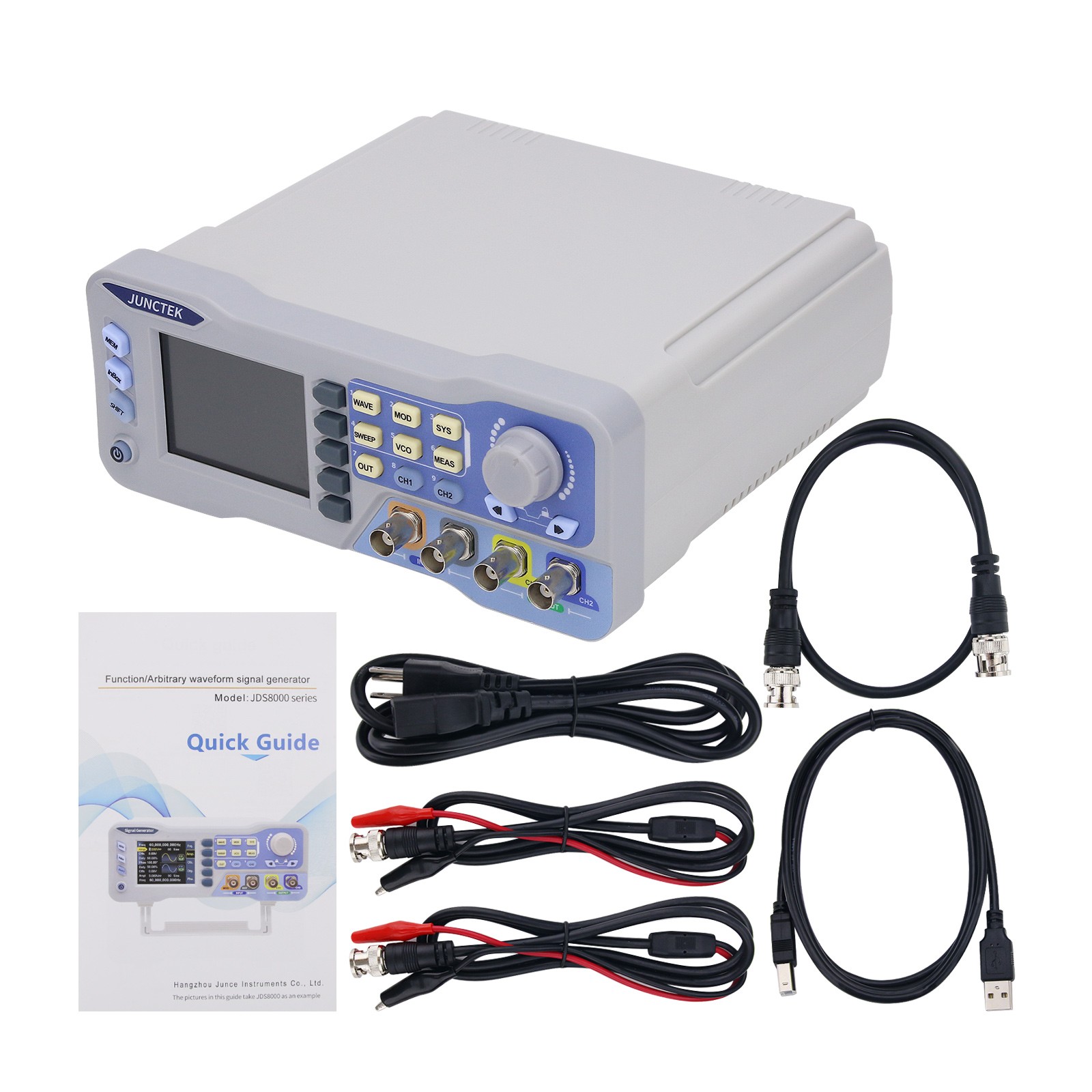 In stock JDS8080 80MHz Dual Ch - đánh giá và giá Function Arbitrary Waveform Generator