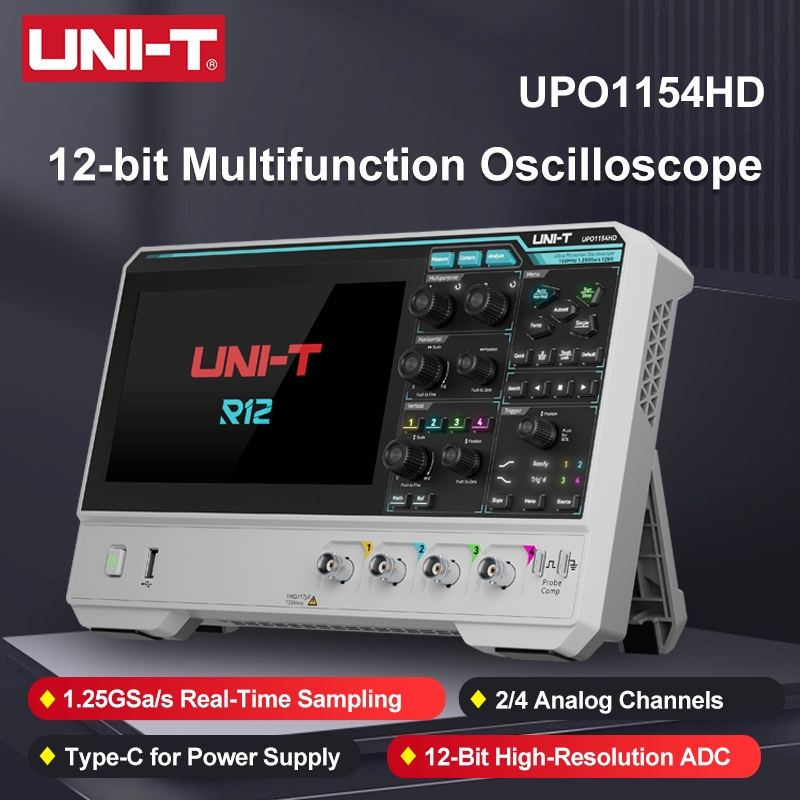 UNI-T UPO1154HD UPO1082HD Osci - đánh giá và giá Signal Generator Spectrum Analyzer