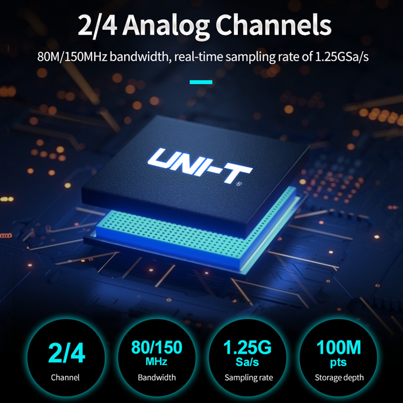 UNI-T UPO1154HD UPO1082HD Osci - đánh giá và giá Signal Generator Spectrum Analyzer