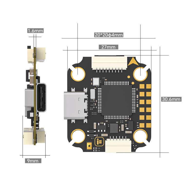 Iflight Borg F7 Mini Stack Wit - đánh giá và giá Fpv Flight Controller F7 Stack 60A