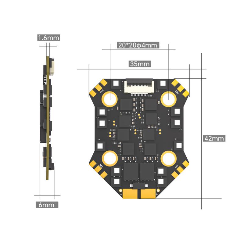 Iflight Borg F7 Mini Stack Wit - đánh giá và giá Fpv Flight Controller F7 Stack 60A