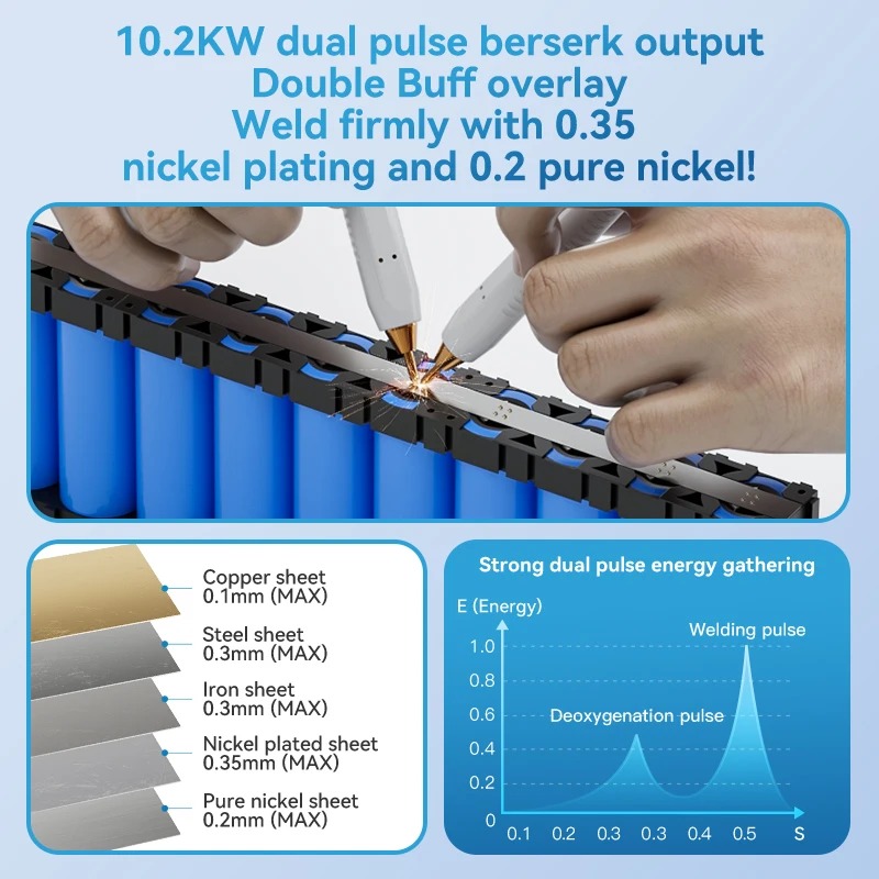 UK3 10000mAh Portable Battery  - đánh giá và giá Spot Welder 18650 Battery Pack