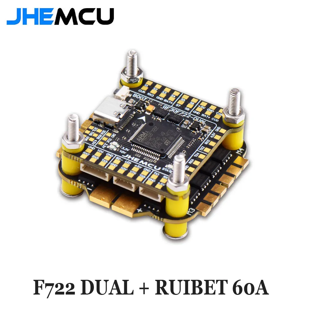 UniFlyJHEMCU F7 Stack F722 Dua - đánh giá và giá Fpv Flight Controller F7 Stack 60A