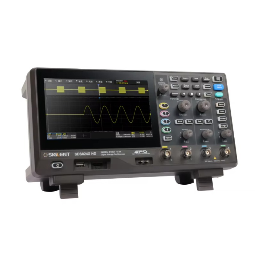 SIGLENT SDS802XHD/SDS812XHD O  - đánh giá và giá Digital Storage Oscilloscope 100Mhz